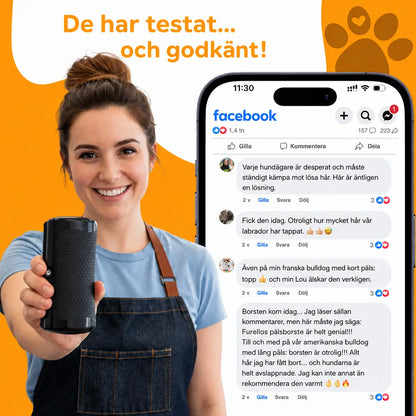 Furello™ Pälsborste - Den smarta lösningen mot löst hundhår